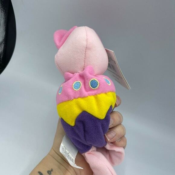 Disney Pink Winnie The Pooh Mini Bean Bag Easter Egg Piglet Plush Stuffed Animal - Picture 3 of 6